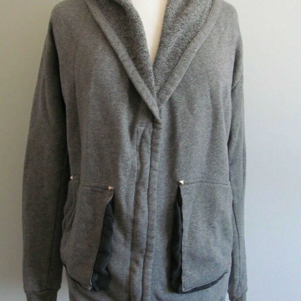 Aritzia Wilfred free gray Rousseau  sweater jacket